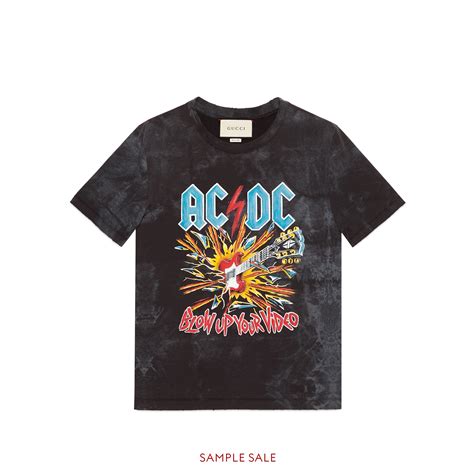 acdc t shirt gucci
